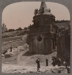 Hrob Absalom v údolí Josafat, c1900