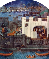 Tower of London s London Bridge, 1500, 1900-1920