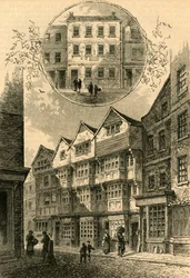 Trumpeta, poté vévoda z Yorku, Shire Lane, 1778. Dům Eliase Ashmolese, 1897.
