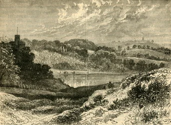 Údolí zdraví, c1876.