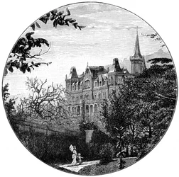 Villa Clara, Baveno, jezero Maggiore, severní Itálie, 1900