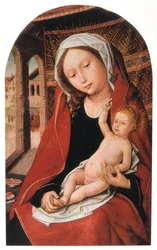 Panna a dítě, 15. století