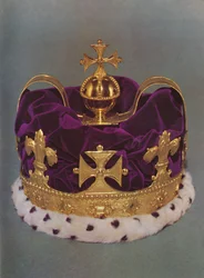 Koruna vyrobená pro prince z Walesu v roce 1729, 1953