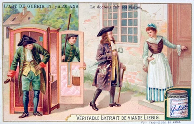 Doktor dělá své návštěvy, c1900