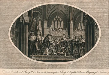 Velkolepá korunovace Jindřicha VI. Anglického v Paříži, 1431, 1793