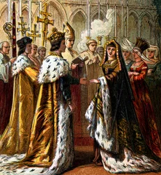 Sňatek Jindřicha VII., 1486, c1850
