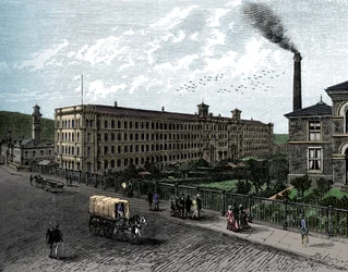 Mlýn v Saltaire, c1880