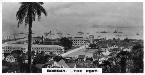 Přístav, Bombay, Indie, c1925