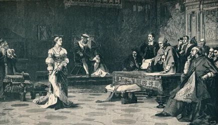 Proces s královnou Kateřinou, 1529 1905.