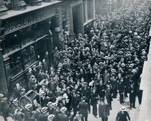 Válečná krize ve městě: Uzavření londýnské burzy, 1914