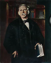 Theodor Fontane 1819-1898. - Obraz Hannse Fechnera, 1934.