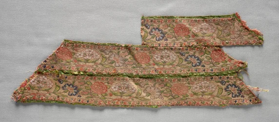 Three Strips Pieced Together, 1700 - 1800s.