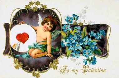 To My Valentine, americká valentýnská karta, 1907
