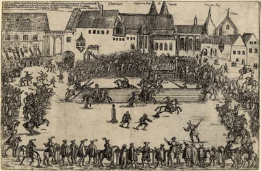 Turnaj v době Jindřicha I. Fowlera 938, ca. 1575