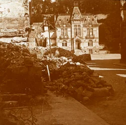 Radnice, Chateau Thierry, Francie, c1914-c1918