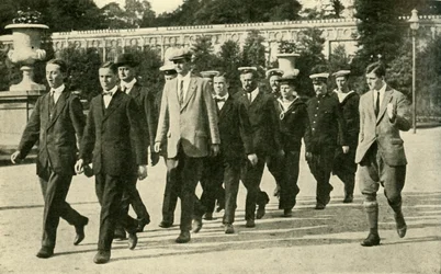 Školení rekrutů v Royal Naval Volunteer Reserve, první světová válka, 1914, c1920.