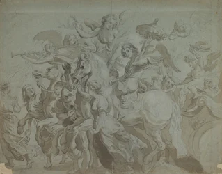 Triumf eucharistie, polovina 17. století.