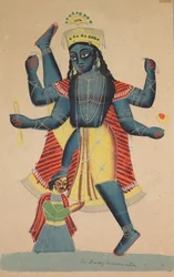 Trivikrampada Tři kroky Višnua, 1500s.