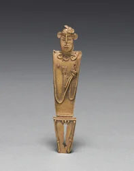 Votivní nabídka figurka Tunjos, c. 900-1550.