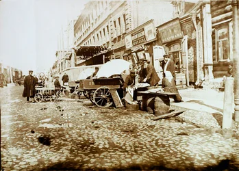 Tverskaya-Yamskaya Street, Moskva, Rusko, 1911
