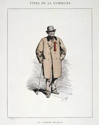 Občanský delegát, Pařížská komuna, 1871.