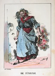 A Petroleuse, Pařížská komuna, 1871.