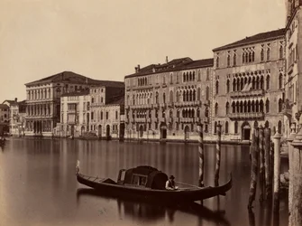 Benátská gondola bez názvu, konec 19. století.