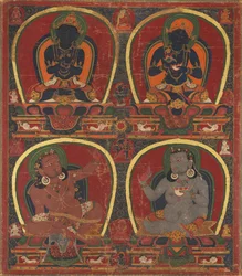 Vajradhara, Nesobeckost a Mahasiddhas Virupa a Kanha, s. 1450.