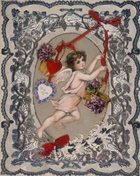Valentýnské přání, 19. století