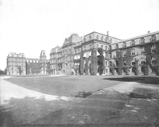 Vassar College, Poughkeepsie, stát New York, USA, c1900.