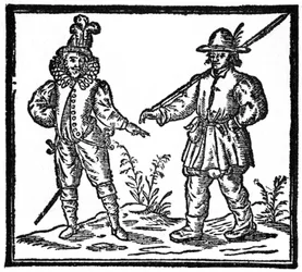 Sametové kalhoty a plátěné kalhoty, 1592, 1910
