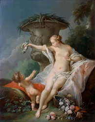 „Venuše a Amor“, 18. století