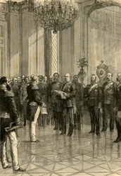 Versailles, 1871: Prohlášení krále Viléma německým císařem, 1890.
