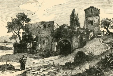 Pohled ze zahrad Sallust, 1890.