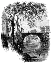 Pohled v Hartfordu, Connecticut, c17. století c1880