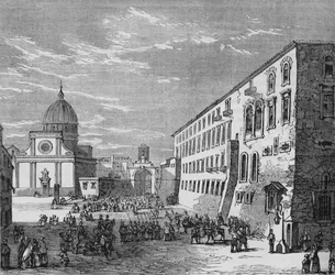 Pohled v Neapoli, c1880