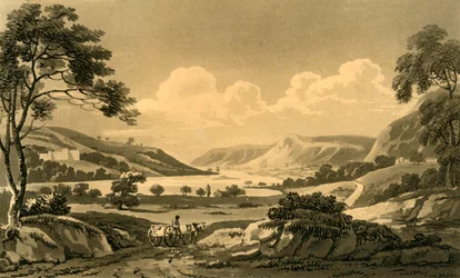 Pohled v Carse of Gonrie, 1802.