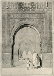 Pohled v sále dvou sester, 19. století, 1907.