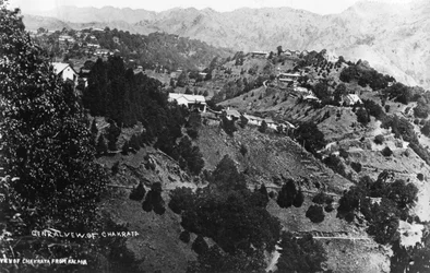 Pohled na Chakratu z Kalany, Indie, 1917