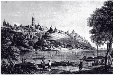 Pohled na Kyjev, 1835