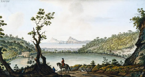 Pohled na jezero Avernus