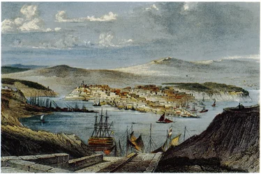 Pohled na Sevastopol, c. 1850