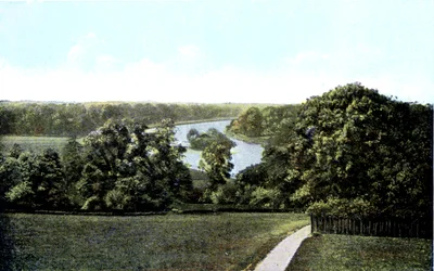 Pohled na Temži z Richmond Hill, Londýn, 20. století