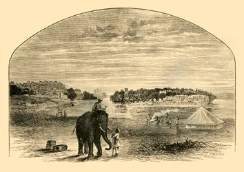 Pohled na Indus, 1890.