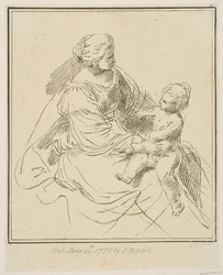 Panna a dítě, 1775.