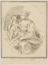 Panna a dítě, 1775.