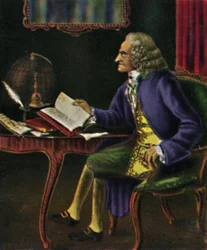 Voltaire 1694-1778. - Obraz Carmontel, 1934.