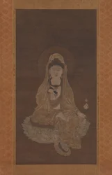 Kannon v bílém rouchu, 13. století.