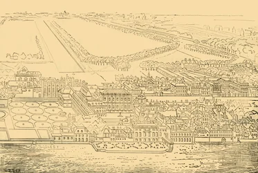 Whitehall, od řeky, 1881.