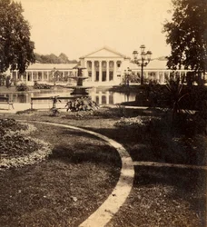 Wiesbaden, náměstí Kursaal, .
